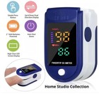 Finger Tip Pulse Oximeter Led Blood Glucose Meter For Hospital Household New