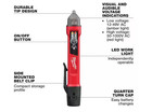 Milwaukee 3203-20 Dual Range Non-contact Voltage Detector W led