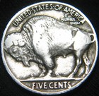 Original Bold Date 1923-p Buffalo Nickel 5   Free Shipping  Kx50sz
