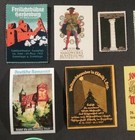 European Poster Stamps Lot Of 10   239-ps  Early 20th Century Various Subjects