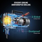 110v Magnetic Drill 1450w Motor Boring Diameter 1 4 650rpm 10000n Magnetic Force