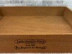 Vintage Abercrombie   Fitch Fine Fragrances For Men Wooden Display Tray Box Exc