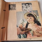 Vintage Scrapbook Album 1950s  Ephemera Clippings 20 Pages Junk Journal