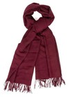 Winter Scarf For Men Women - Soft Warm Cashmere Feel Scarves Medium Brugundy