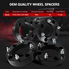 4pc 1 5  4x137 Atv Wheel Spacers For Can Am Bombardier Kawasaki 10x1 25 Studs