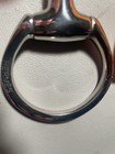 Herm  s Eggbutt Snaffle English Horse Bit With Signature Orange Pouch
