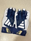 Adidas Adizero Pe Georgia Tech Team Issued Baseball Batting Gloves Size Medium