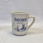 Vintage Vandermint Dutch Coffee Mug Ceramic Liqueur Windmill Advertising Tea Cup