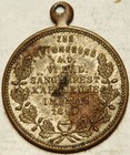 1890 Baden Germany Karlsruhe Medal Singing Festival  d   Approx  27 Mm 