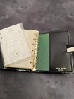 Kate Spade Vintage 6 Ring Pocket Planner Black Jacquard Spade Refill Pack