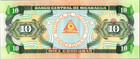Nicaragua 10 C  rdobas 1990  Aunc