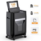 120-sheet Paper Shredder Cross Cut Commerical Office Credit Card Heavy Destroy