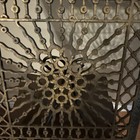 Antique Cast Iron Ornate Heat Air Vent Grate Cover Sun Swag Design 14 X 12