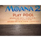 Disney Moana 2 Play Pool 48 In Inflatable Round Kiddie Pool Ages 2 