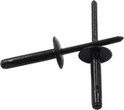 50pcs Black Aluminum Tri-fold Exploding Pop Rivets 3 16 Large Flange 3 16  x1  