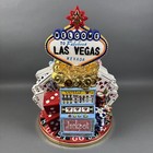 Christopher Radko Cookie Jar Las Vegas Show Girls Slot Machine Hand Painted