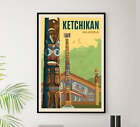 Alaska - Ketchikan - Vintage Travel Poster