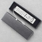 Engraved Metal Bookmark Thank You Story Stainless Steel Silver 5 11 Inch Book Lo