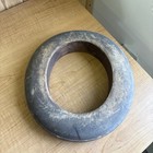 Antique Wooden Block Hat Brim Mold Millinery Form 7 3 8