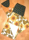 New Handmade  Set Of 2 Hanging Kitchen Towels  Hello Sunflowers