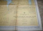 Vintage 1962 Long Island Sound And East River New York City Nautical Chart Map