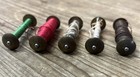 Antique Treadle Sewing Machine Brass Thread Spool Bobbin Lot Of 5 Victorian Era