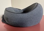 Mlvoc Travel Neck Pillow Memory Foam Portable   Storage Bag Dark Grey