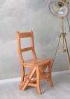 Library Chair Solid Wood Ladder Chair Step Stool Kitchen Chair Mahogany Chair