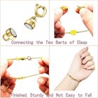 Strong Magnetic Necklace Clasps And Closures gold And Silver Plated Jewelry Clas