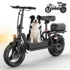 Electric Scooter With Seat Peak 1500w Motor Up To 25mph 45 Miles Range 14 