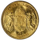 Hungary - 1914 Franz Josef 20 Korona - Pcgs Ms62 - Fresh   Lustrous  Scarce 