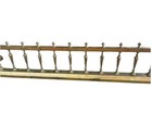 Vintage Brass Fireplace Fire Guard Ornate Rails