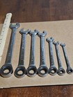  Husky Ratcheting Combination Wrenches Lot Of 7 Mixed Sizes Sae   Metric 