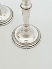Nice Pair Of Vintage Small Sterling Silver Candlesticks - 1989