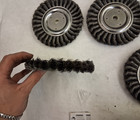 Weiler Knotted Wheel Brush 6  Wheel Dia 5 8  Face Width 0 0160  Wire Dia 08975