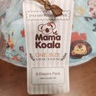 Mama Koala Washable Cloth Diapers New Package Of 6 One Size 8-35lb Jagger