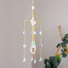 Clear Quartz Crystal Sun Catcher Rainbow Maker Chakra Meditation Window Hanging