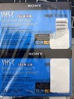 Sony Vhs-c Premium 30 Min Blank Tapes     2-pack Sealed Brilliant Color Vhsc