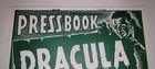 Vtg Spook Horror Monster Show Double Feature  dracula   Frankenstein Pressbook 