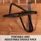 Easy-up Portable Fold Down Saddle Rack   Accommodates English   Western Saddles