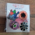 Rhcp Red Hot Chili Peppers 2002 Unlimited Love World Tour Enamel Pin Set