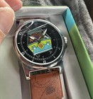 New In Box Watch - Scooby Doo Warner Brothers Mystery Machine Brown Leather Band
