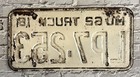 1962 Missouri Truck License Plate Lp7-253