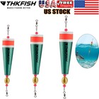 4pcs Weighted Popping Cork Float Rig Salt freshwater Fishing Bobber Tackle Float