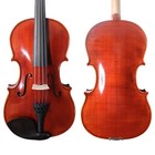 Handmade 3 4 Violin Outfit  Italian Spruce Top  Maple Back rich Tone  Case   Bow