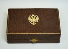 Antique Russian 84 Gild Silver Salt Cellar Presentation Set Czar Nicholas Ii Box