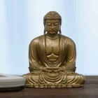 Small Brass Kamakura Buddha Statue For Meditation Blessing Gift Decor