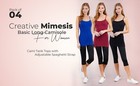  4 Pack  Women Long Camisole Tank Tops Cotton Basic Cami Tops W  Straps S   3xl