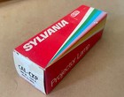  new  Vtg Sylvania Cal Cxp 300w 120v Photo Projector Light Bulb Lamp Blue Top
