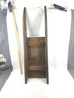 Antique  Sled Snow Scoot Hand Made 42 In Steel Runners Natural 19th C Original